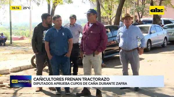 Video: cañicultores levantan movilizaciones tras aprobación en Diputados de cupos de caña durante zafra - ABC Noticias - ABC Color