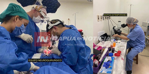 POR PRIMERA VEZ SE REALIZÓ UNA BIOPSIA EXTEMPORÁNEA EN EL HOSPITAL REGIONAL - Itapúa Noticias