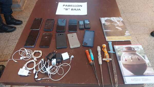 ALLANARON PABELLÓN EN EL CERESO E INCAUTARON VARIOS OBJETOS - Itapúa Noticias