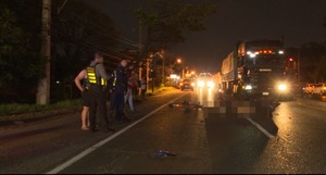 Motociclistas mueren tras impactar contra camión demorado por la Caminera - Unicanal