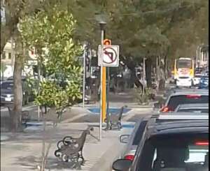 Video: eternas y costosas obras en la avenida C. A. López para tapar el semáforo con un cartel - Nacionales - ABC Color
