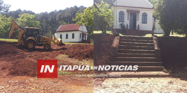 INICIAN LOS TRABAJOS DE RESTAURACIÓN DE LA HISTÓRICA CAPILLA SAO WENDELIN EN HOHENAU - Itapúa Noticias