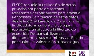 SPP teme que violación de privacidad derive en violencia contra periodistas