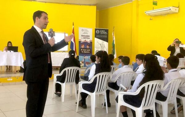 Casi 200 alumnos instruidos por programa educativo y preventivo “El Juez que yo quiero”