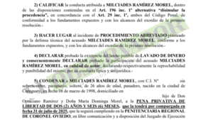 A Ultranza Py: Condenan en procedimiento abreviado a colaborador del esquema de lavado de dinero