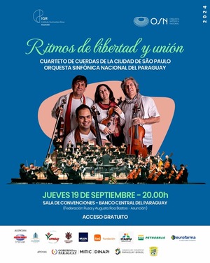 OSN y Cuarteto de Cuerdas de Sao Paulo presentan "Ritmos de Libertad y Unión" - .::Agencia IP::.