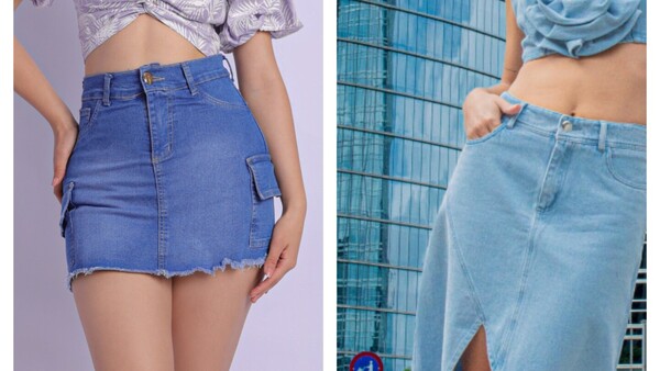 Pollera de jeans es la tendencia de la primavera