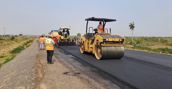Obra del Corredor Norte registra avance de más del 70%, en beneficio de comunidades de San Pedro y Concepción - .::Agencia IP::.