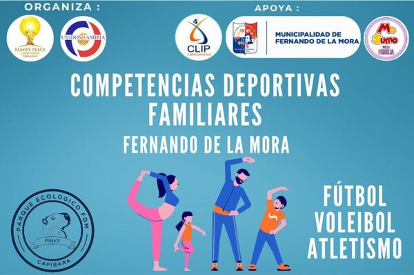 Fernando de la Mora se prepara para competencias deportivas familiares