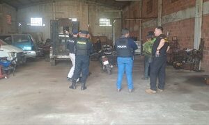 Allanaron taller mecánico tras asalto con patrulleras en Caacupé