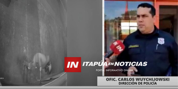 CIRCUITO CERRADO MUESTRA MODUS OPERANDI DE DELINCUENTES QUE HURTARON EN ENCARNACIÓN - Itapúa Noticias
