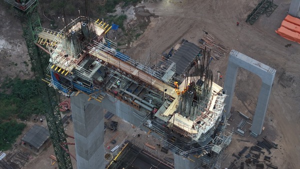 Puente de la Bioceánica se aproxima al 60% de ejecución