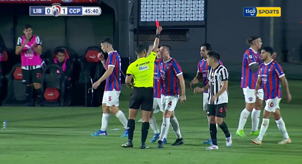 Dirección de Árbitros defiende la expulsión de Brock en el polémico juego entre Libertad y Cerro Porteño