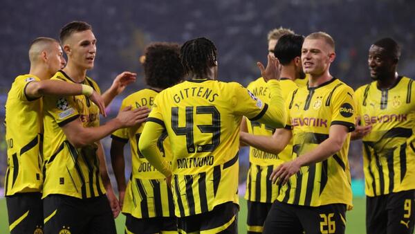 El Dortmund golea al Brujas con la aparición goleadora de Gittens