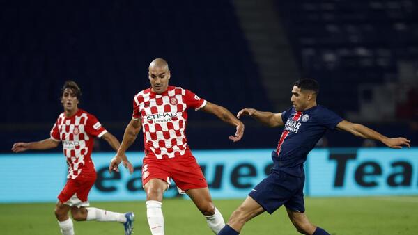 PSG amarga el debut europeo del Girona en el minuto 90