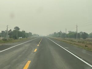 Volvió el denso humo en el Chaco Central