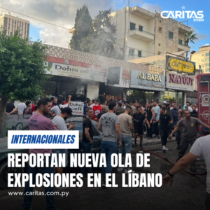 Reportan nueva ola de explosiones en el Líbano - Portal Digital Cáritas Universidad Católica