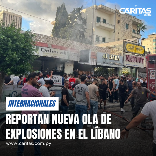 Reportan nueva ola de explosiones en el Líbano - Portal Digital Cáritas Universidad Católica