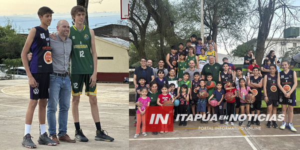 INAUGURARON LA ESCUELA MUNICIPAL DE BÁSQUET EN CAMBYRETÁ - Itapúa Noticias