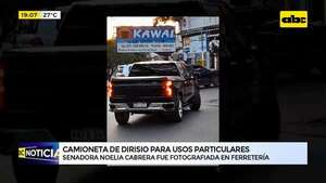Usan para fines particulares camioneta de Dirisio: “Bachi” no tomará determinaciones - ABC Noticias - ABC Color