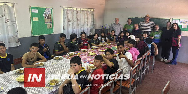 JAIME HINTERLEITNER VERIFICÓ CORRECTA PROVISIÓN DEL ALMUERZO ESCOLAR - Itapúa Noticias
