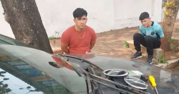 La Nación / Capturan a dos sujetos por robo de autoaccesorios en Villa Morra