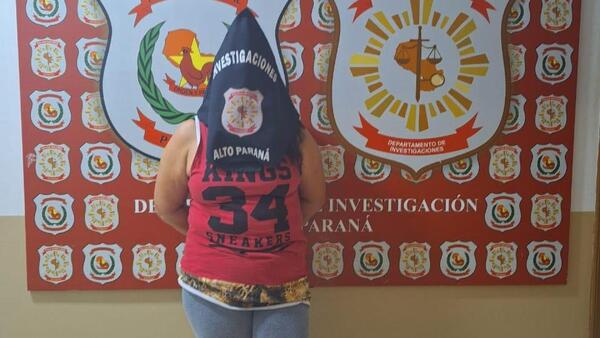 Policía capturan a una mujer con más de 20 antecedentes en Alto Paraná