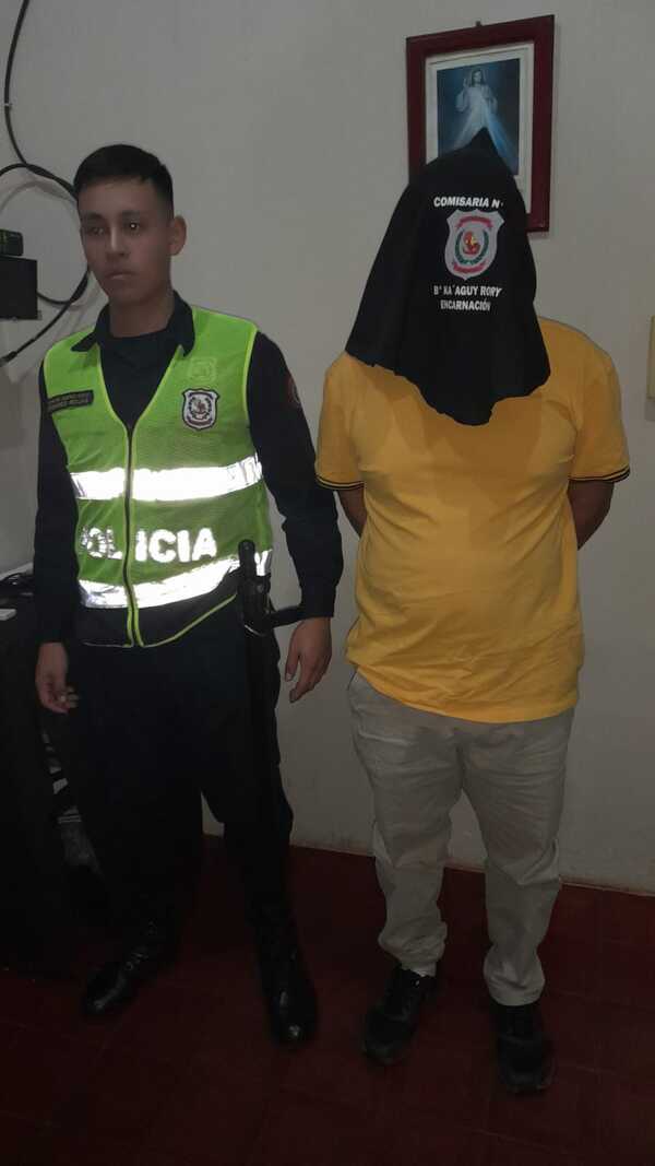 Capturan a presunto abusador en Encarnación