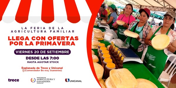 ¡Invitan a tradicional feria de agricultura familiar este viernes Unicanal! - Unicanal