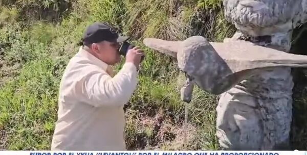 (VIDEO) Pedirán que lugar “milagroso” lleve nombre de “Ykua levantol”: “Ahora me siento como un joven de 17 años”, dijo un señor después de bajarle unos tragos