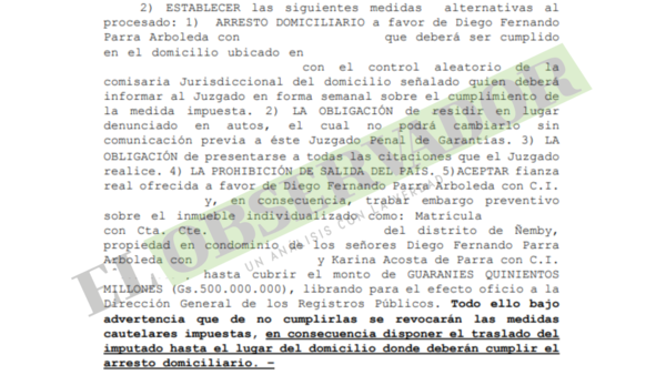Defensa de tarotista Diego Parra presenta certificado de dominio para obtener arresto domicilliario