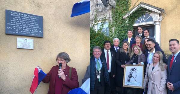 La Nación / Paraguayos inauguran plaza con nombre de Eliza Lynch en Irlanda