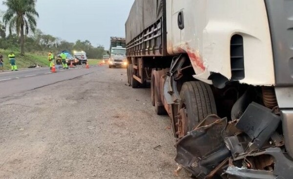 Camión de chapa paraguaya protagonizó accidente fatal en Brasil