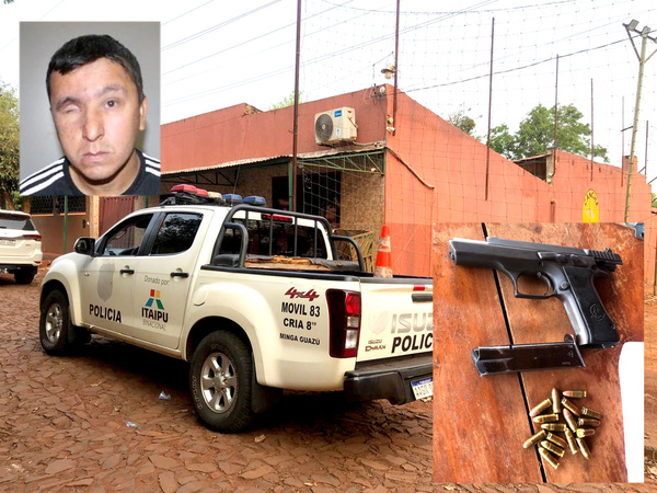 Allanan vivienda de presunto narco e incautan una pistola y municiones - La Clave