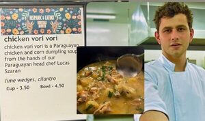 Chef paraguayo metió vori vori en menú de famosa cafetería de Estados Unidos