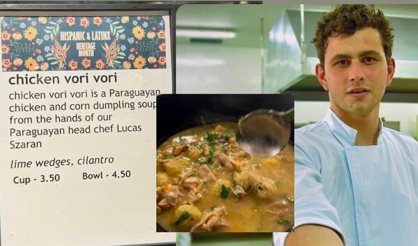 Chef paraguayo metió vori vori en menú de famosa cafetería de Estados Unidos
