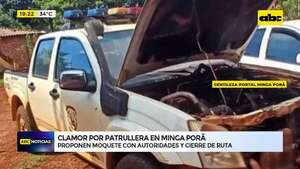 Claman por patrullera en Minga Porã: proponen moquete con autoridades y cierre de ruta - ABC Noticias - ABC Color