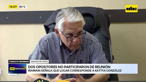 Video: dos opositores no participaron de reunión con Peña “por cuestiones éticas” - ABC Noticias - ABC Color