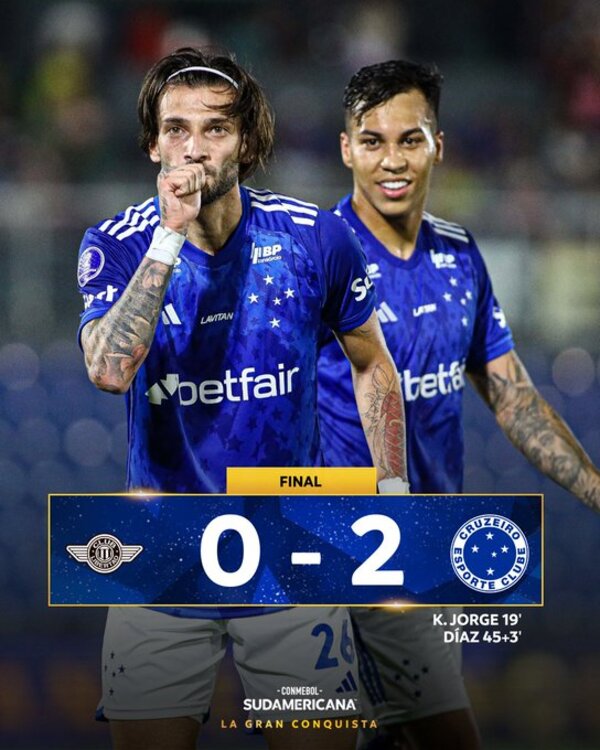 Seria caída de Libertad en casa ante Cruzeiro