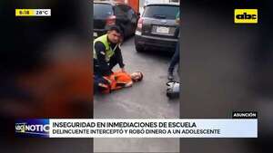 Video: Robó dinero a un adolescente y luego lo  redujeron  - ABC Noticias - ABC Color