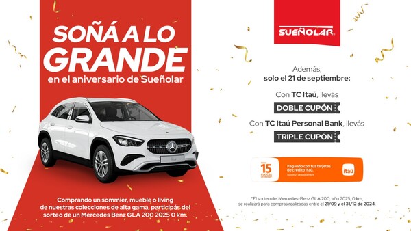 Sueñolar celebra sus 28 años con regalos y sorpresas para sus clientes