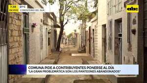 Video: Cementerios se encuentran llenos y abandonados - ABC Noticias - ABC Color