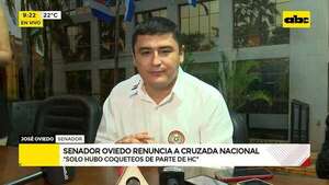 Dejan sola a Yolanda: otro senador abandona el Partido Cruzada Nacional  - ABC Noticias - ABC Color