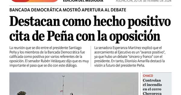La Nación / LN PM: edición del 20 de setiembre