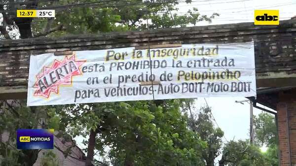 En Pelopincho alertan a choferes de plataformas para no ser asaltados - ABC Noticias - ABC Color