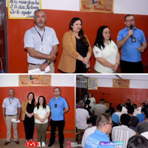 REALIZAN TALLER DE SENSIBILIZACIÓN SOBRE EL CONSUMO DE DROGAS EN LA PENITENCIARÍA DE ITAPÚA - TVS