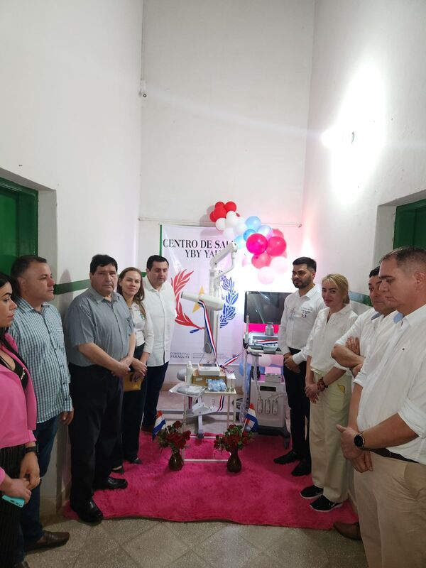 El Centro de Salud de Yby Yau Estrena Ecógrafo de Alta Gama