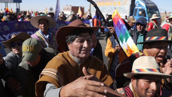 Evo Morales encabeza cuarto día de movilización en Bolivia y dice que no se reunirá con Gobierno de Arce