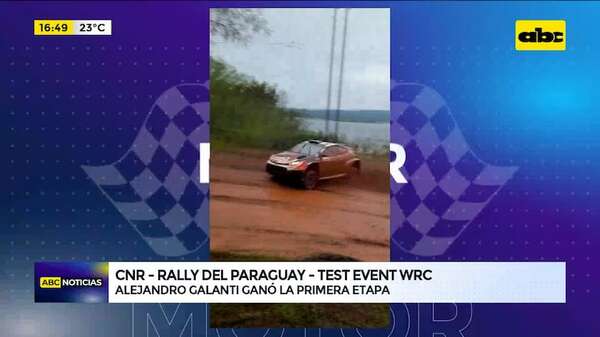 ABC Motor: Rally del Paraguay: Ale Galanti puntero en primera sección del día - ABC Noticias - ABC Color