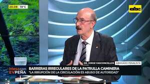 Barreras irregulares de la Patrulla Caminera: “barreras ilegales son todas”, afirma abogado - Mesa de Periodistas - ABC Color